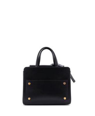 Small Money Top Handle Tote Bag Leather