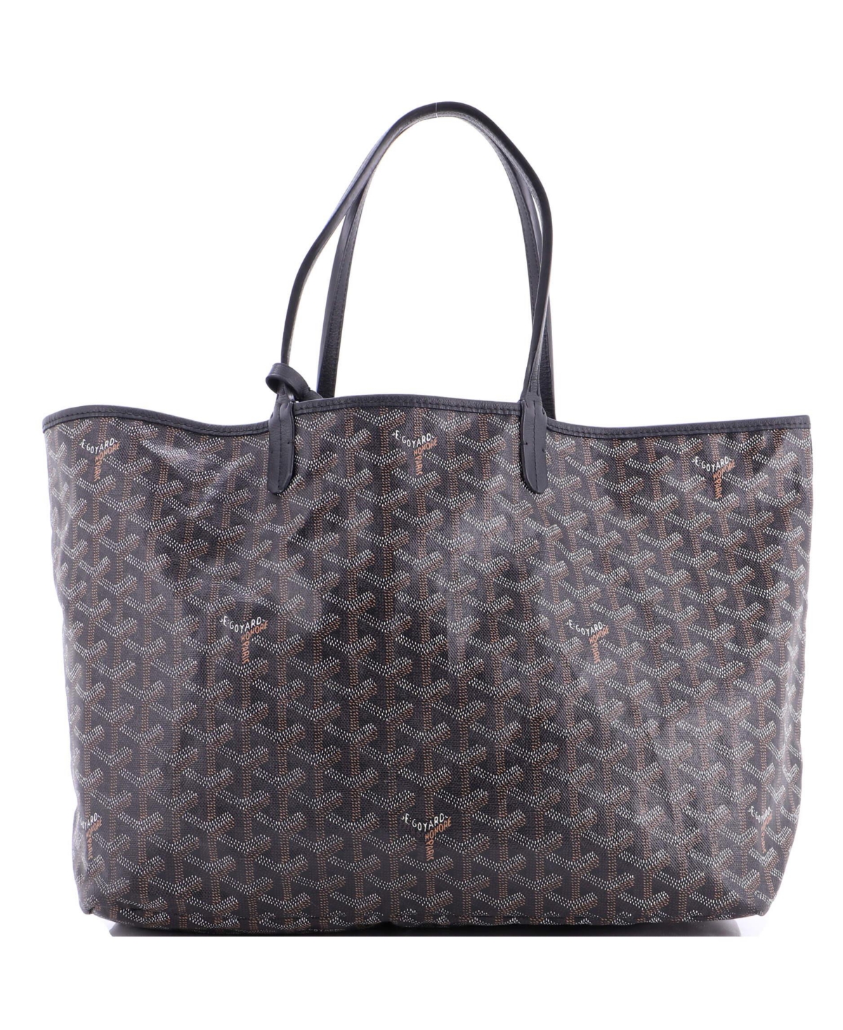 Pre-Owned Goyard Pm Saint Louis Tote Coated Canvas
