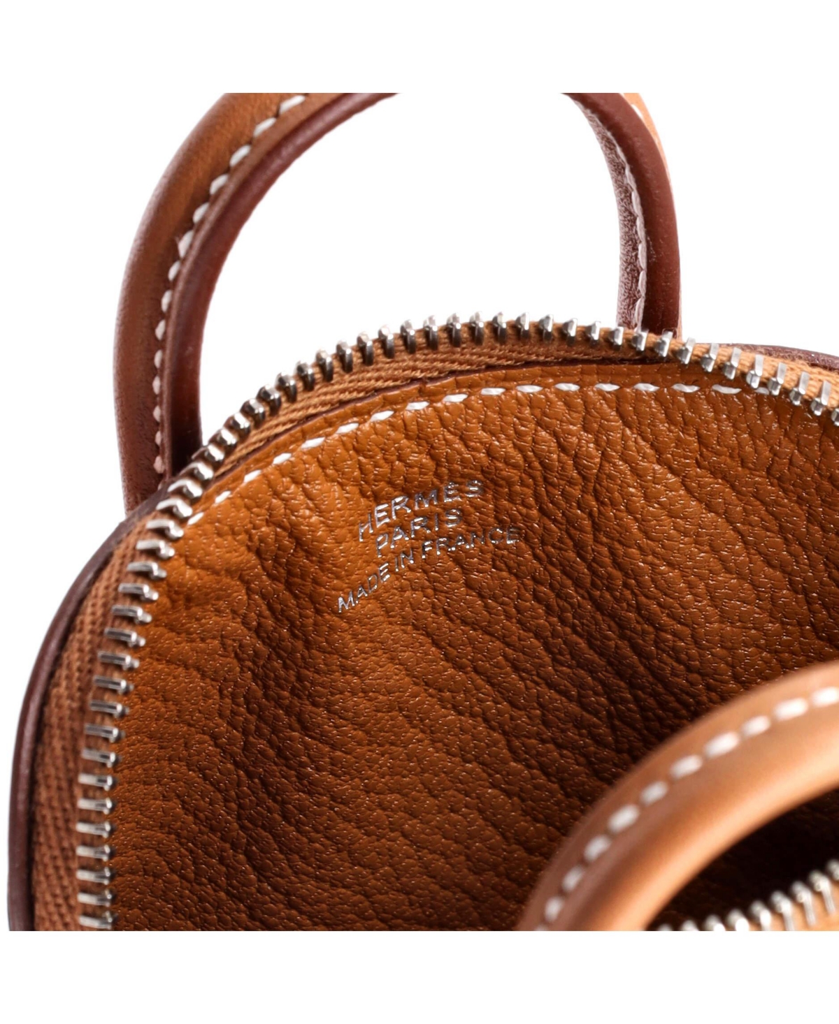 Pre-Owned Hermes Bolide Shark Bag Charm Leather