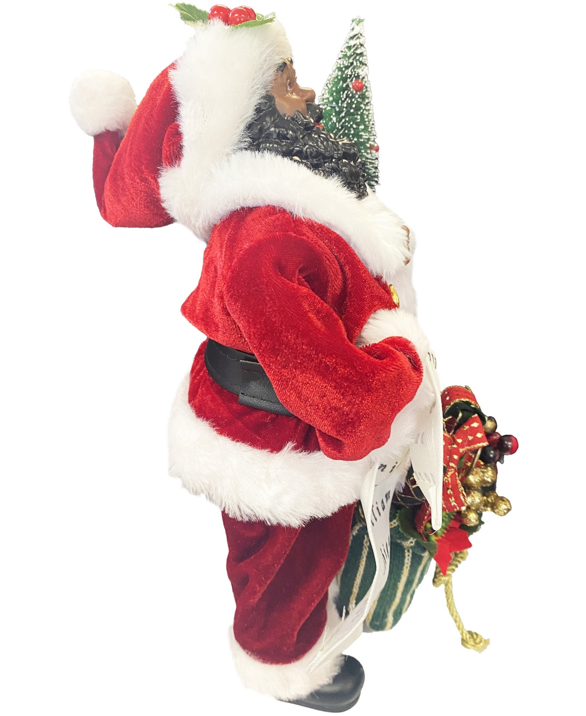 Santa's Workshop 12" Baked Fresh Santa Claus In Red