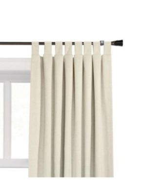 Tab Top Curtain Panel Pair Window Dressing each - 78x84", Natural