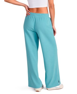 Women's Textured Knit Wide Leg Pants