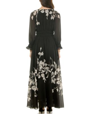 Petite Placement Print Maxi Dress