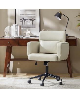 Norven 25.5'' W Modern Tilting Office Chair with Adjustable Backrest