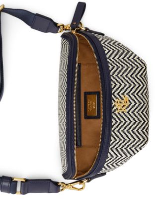 Herringbone Woven Marcy Belt Bag 