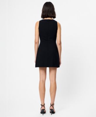 Women's Collared Sleeveless Mini Dress