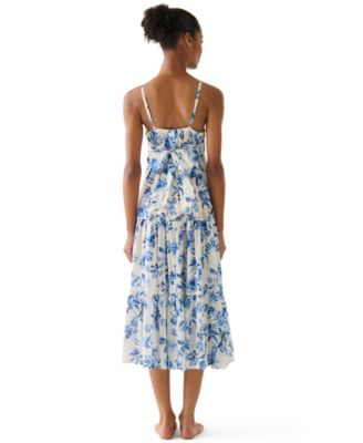 Women's Tiered Cover Up Swim Dress