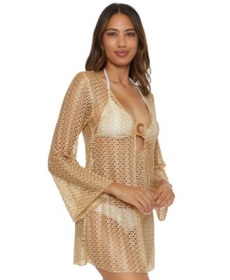 Women's Crocheted Cover-Up Dress