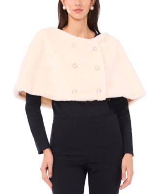 MSK - Women's Double Breasted Cape Jacket