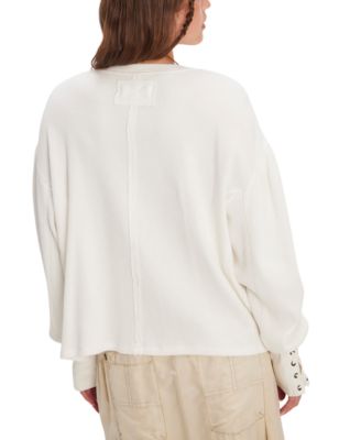 Women's Lapis Long-Sleeve Top