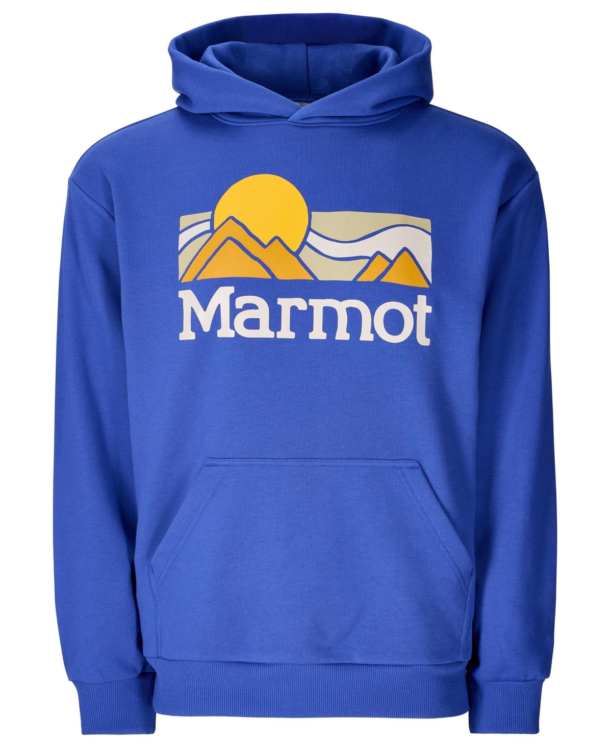 Marmot Men's Coastal Graphic Printed Hoodie In Blue