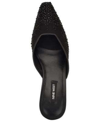 Women's Camenla Snip Toe Kitten Heel Mules