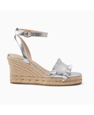 Rozette Ruffle Wedge