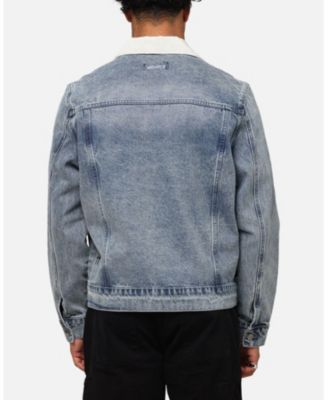 Men's Gothic Distressed Denim Jacket