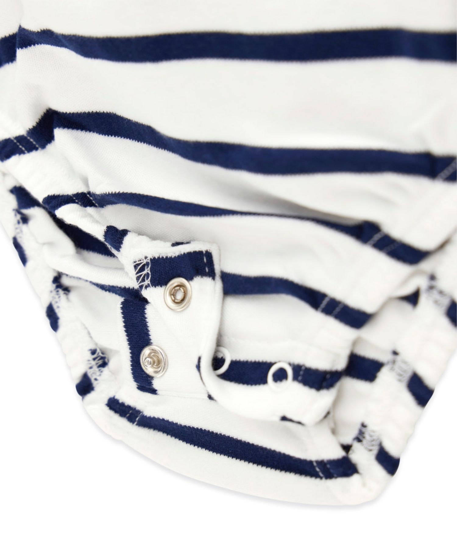 Baby Girls' Yarn Dye Interlock Short-Sleeve Bodysuit