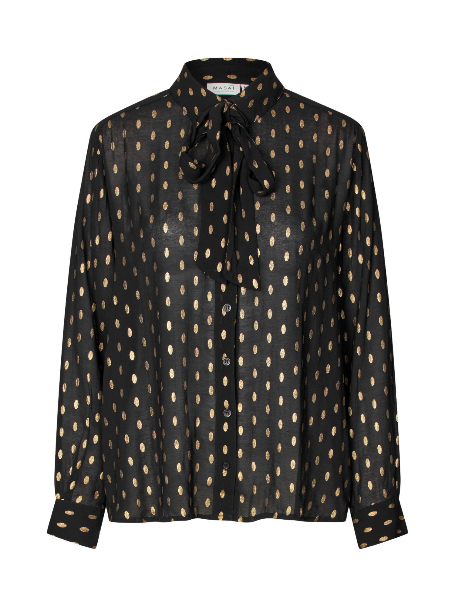 Women's MaInoria Neck Tie Shirt