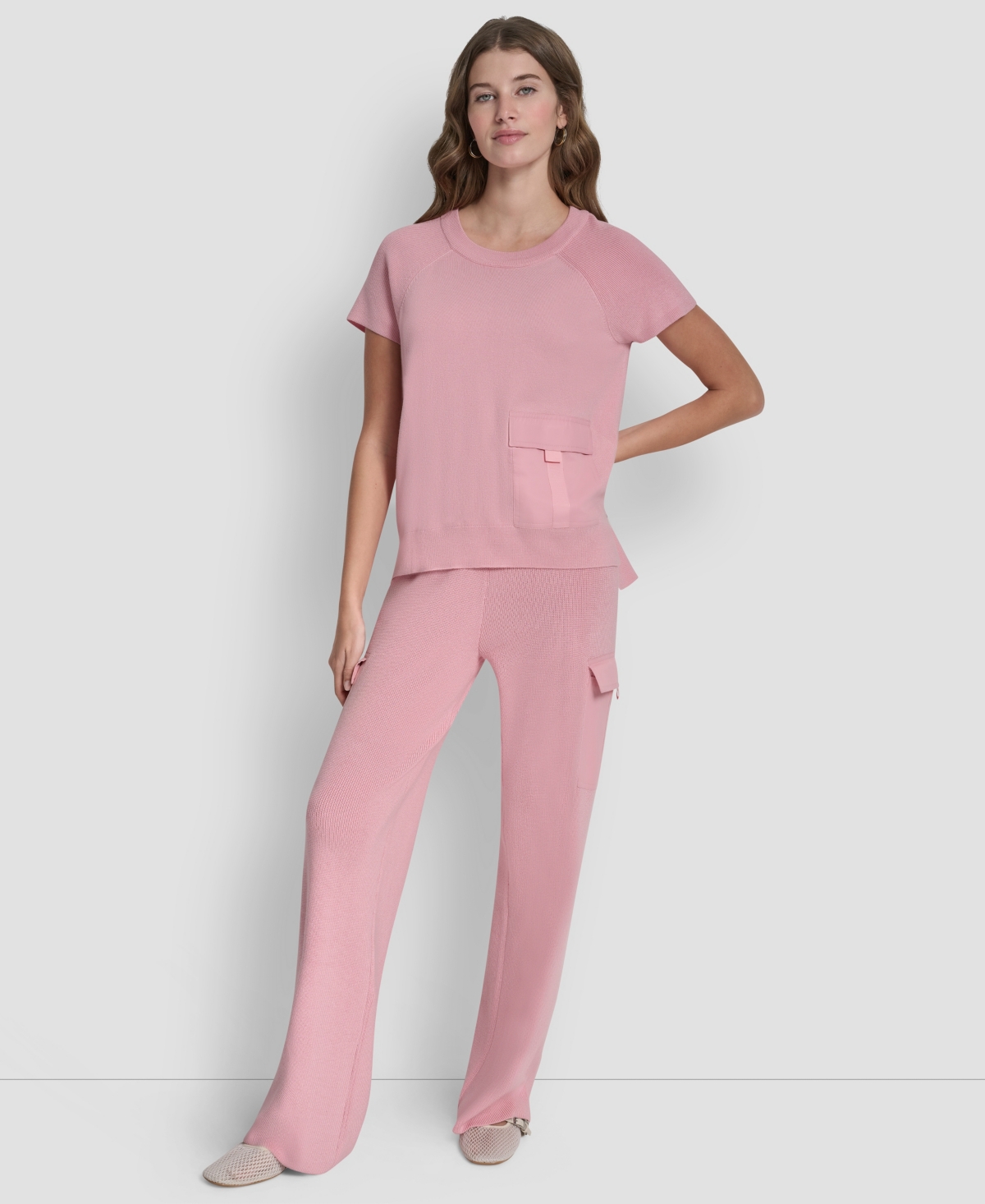 Dkny Women's Cargo Sweater In Pink