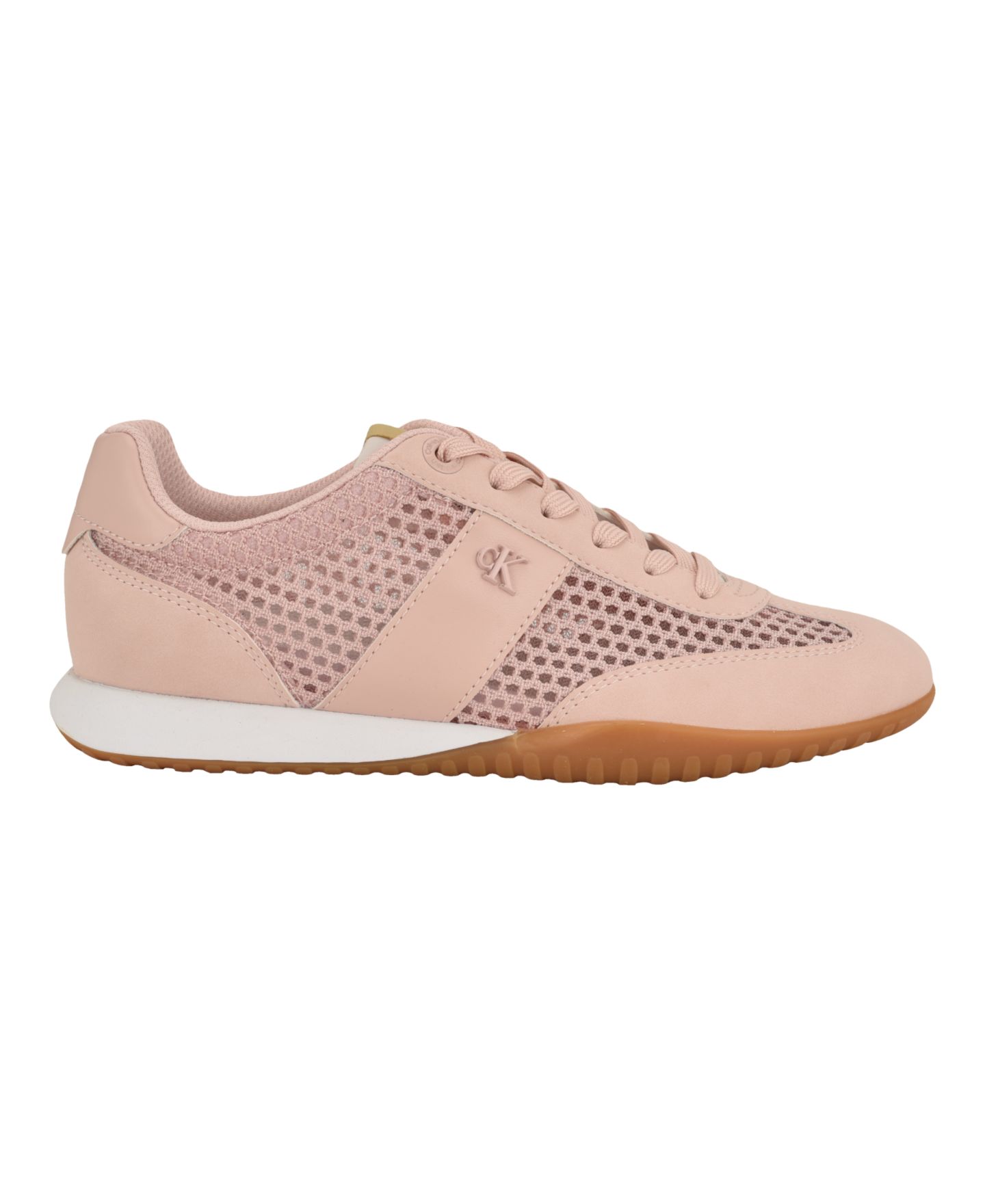Женские кроссовки Calvin Klein Harllow Lace-up, цвет: Розовый сетчатый — фото 2