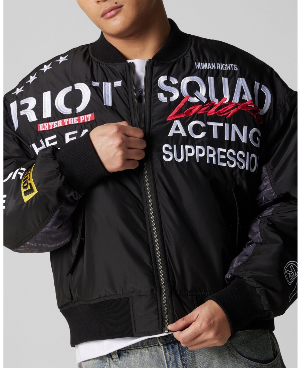 mnml Men's Riot Squad Bomber Jacket
