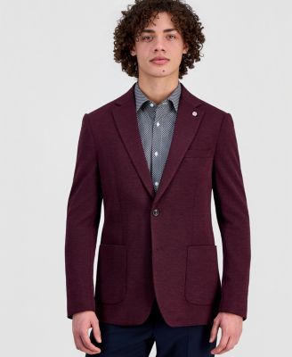 Men's Slim-Fit Waffle Stretch Sport Coat