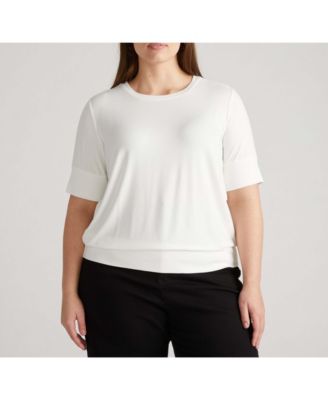 Women's Liquid Jersey Rib Hem Tee