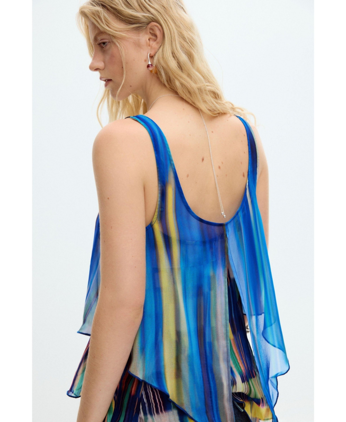 Desigual Women's Strappy blouse with opening