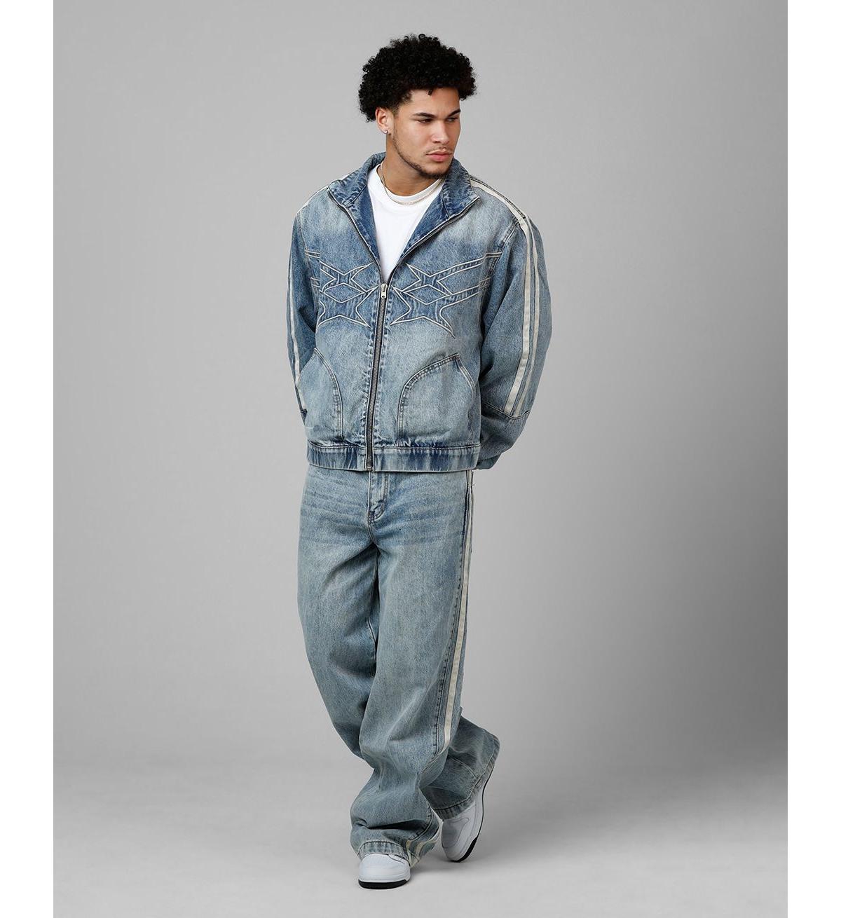 Loiter Men's Track Star Denim Jacket