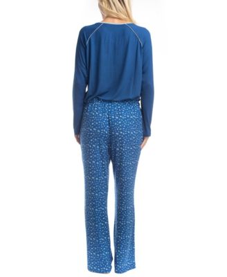 Cherry Merry Henley PJ Set