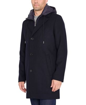 Men's Single Breasted Wool Coat