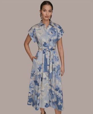 Women's Collared Short-Sleeve Dress