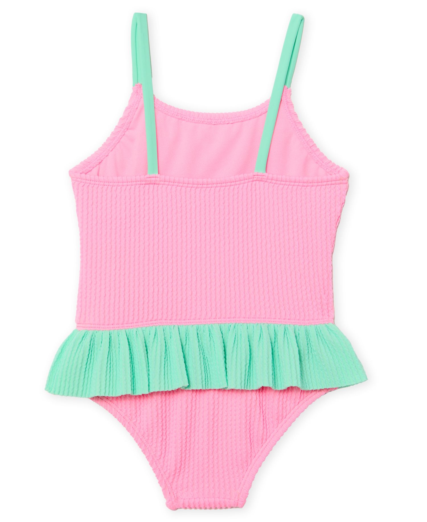 Girls' Toddler 2T-5T Sequin Scoop Neck One-Piece Swimsuit