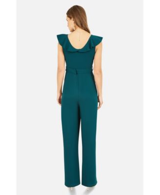 Women's Sleeveless V Neck Jumpsuit