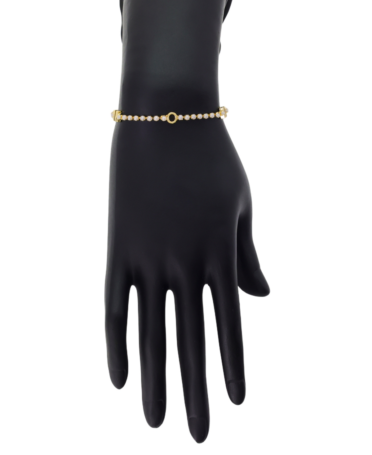 Unwritten Mom Glass Pearl Bolo Braclet