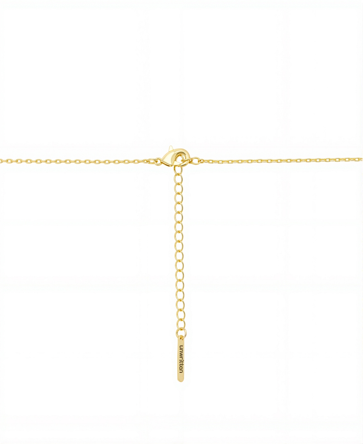 Unwritten Cubic Zirconia Cross Round Cubic Zirconia Necklace with Extender