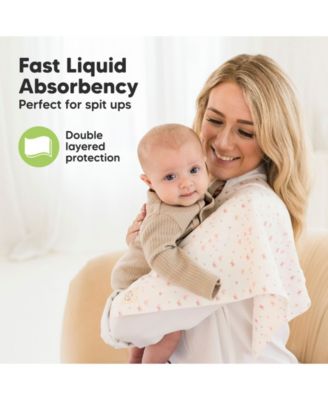 6pk Shea Baby Burp Cloths for Baby Boys and Girls, Burping Cloths for Babies, Newborn