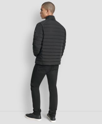 Men's Moto Quilted Puffer Jacket