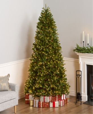 7.5' "Feel Real" Jersey Fraser Medium Fir Hinged Tree with 1000 Clear Lights