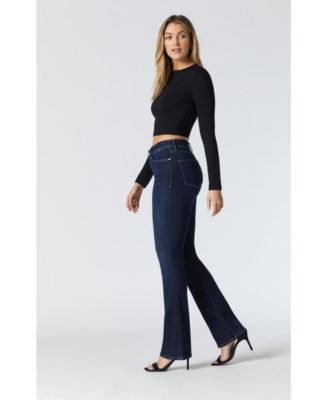 Women's Molly Mid Rise Bootcut in Deep Supersoft Jeans