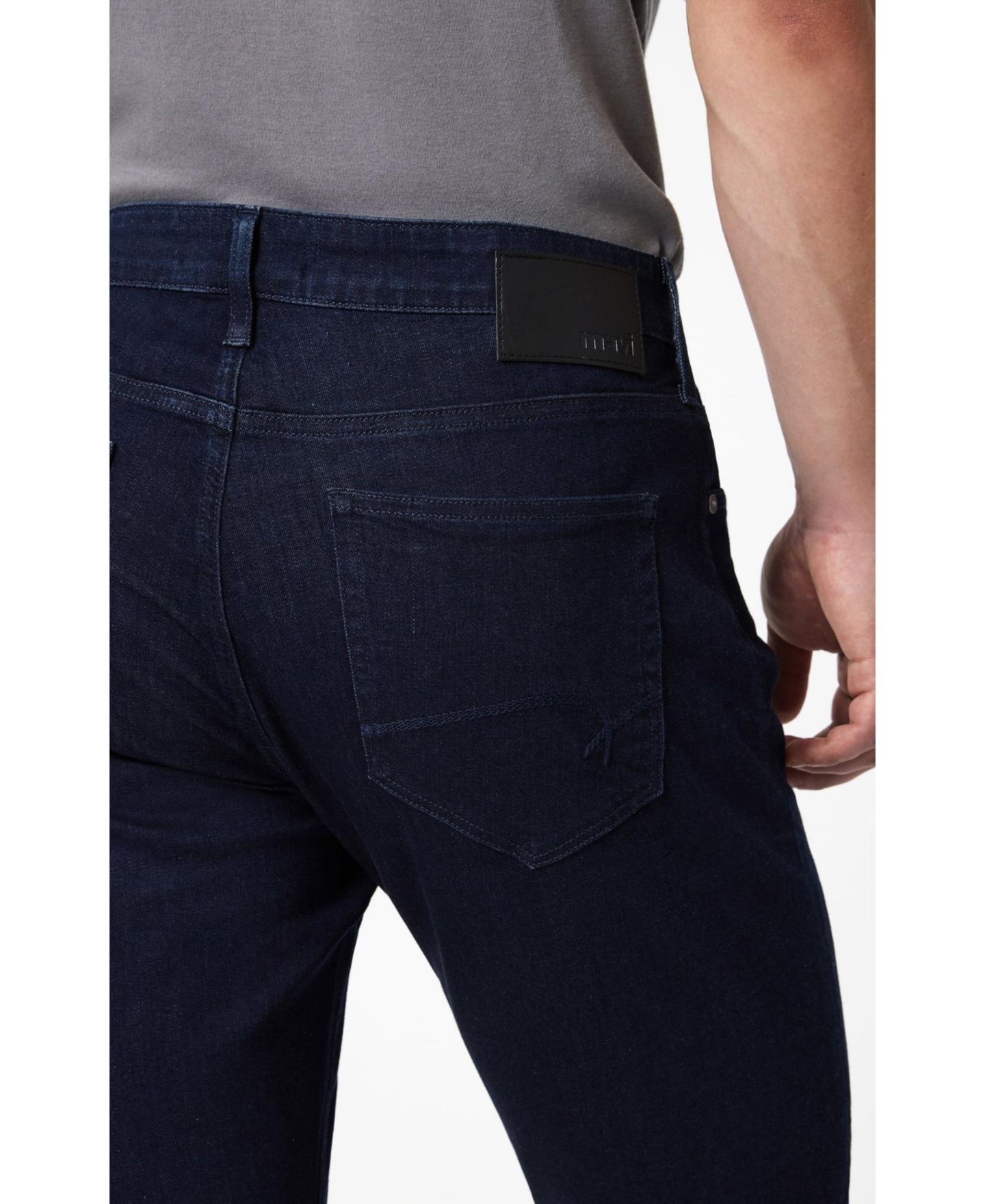 Мужские джинсы Mavi Jeans Jake Slim Leg In Rinse Supermove, цвет: Тёмный синий — фото 4