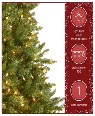 7' Dunhill  Fir Hinged Tree with 700 Clear Lights + PowerConnect™