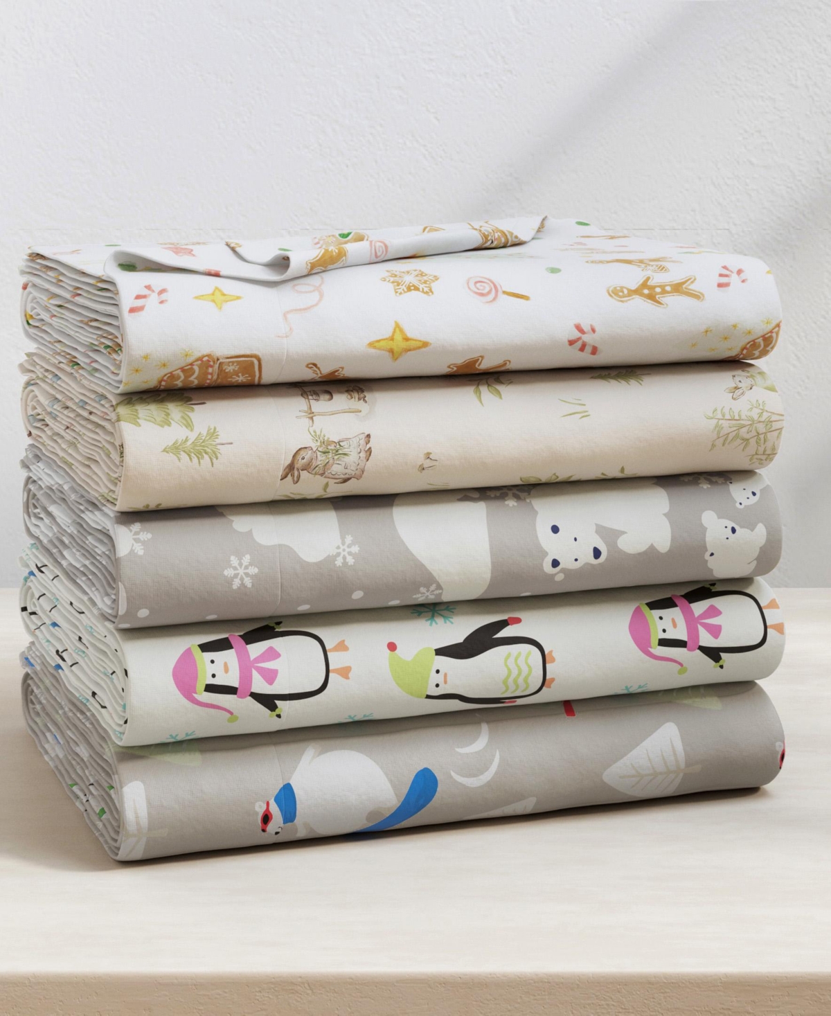 Linery & Co. Ultra-Soft Turkish Cotton Flannel Lodge Print Sheet Set