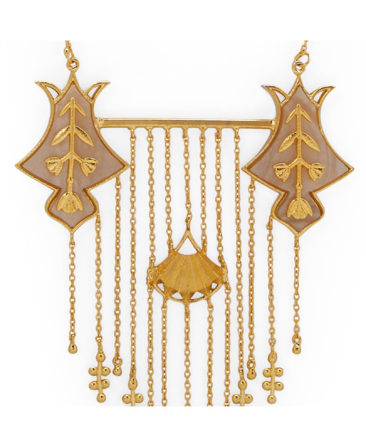Dhwani Bansal 22K Gold Plated Serai Necklace