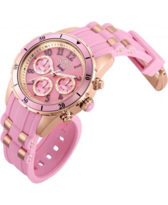 Women's 39345 Angel Quartz Chronograph Pink Dial Watch