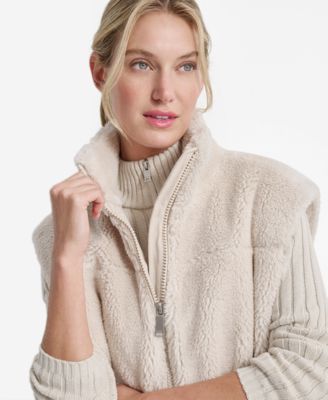 Women's Long Line Front Zipper Vest