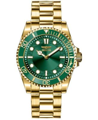 Men's 49702 Pro Diver Quartz PC20S Green Dial Watch