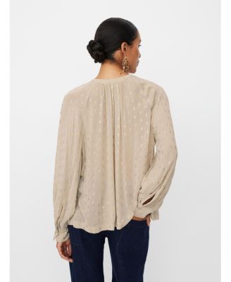 Women's MaDornessa Long Sleeve Round Neck Blouse