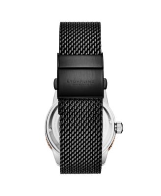 Mens Marinier 4079 Automatic 42 mm Dive Watch with Sunray Dial and Mesh Bracelet