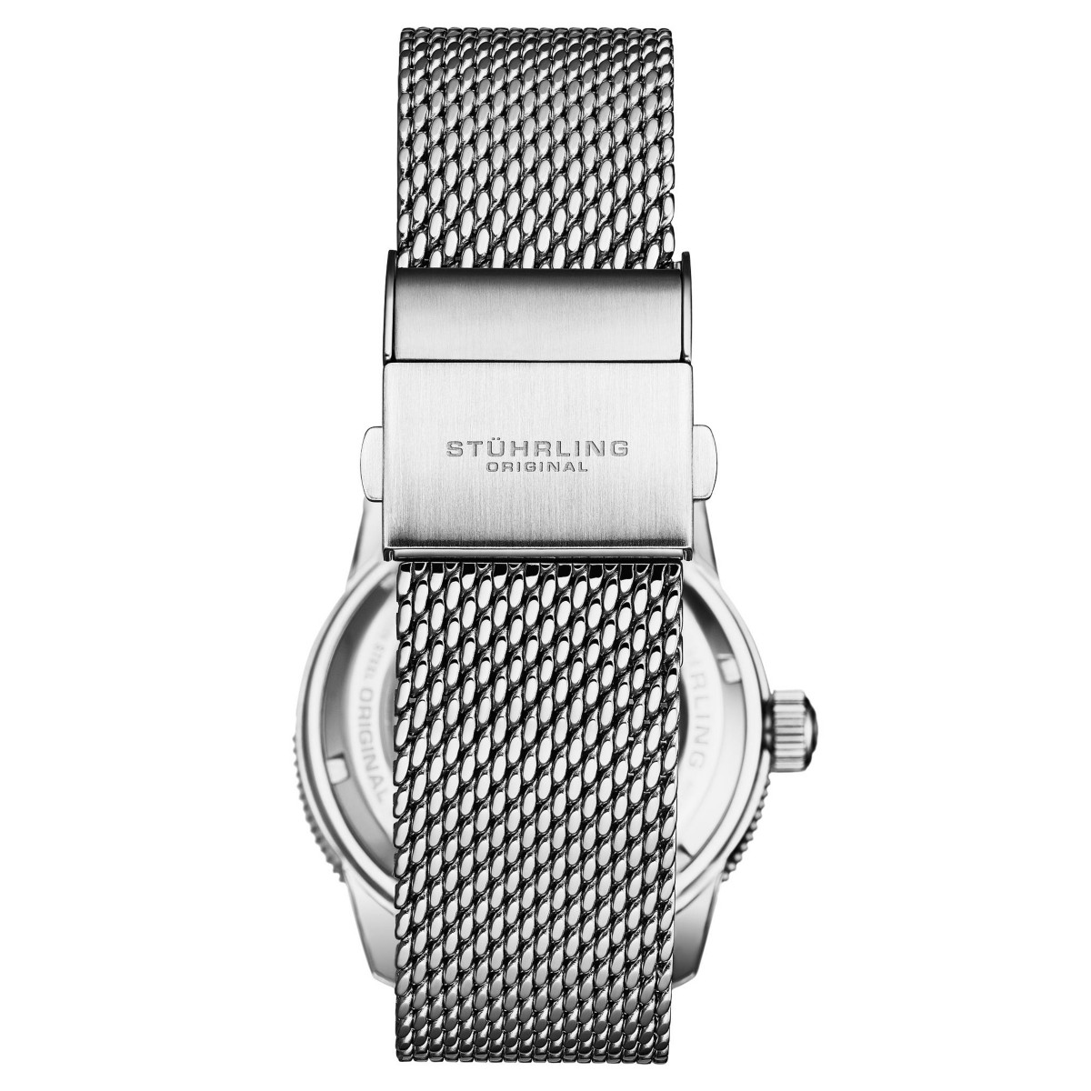 Мужские часы Stuhrling Marinier 4079 Automatic 42мм с сеткой-браслетом — фото 3