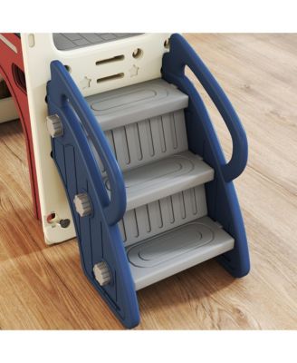 8 in 1 Toddler Slide Set for Kids Ages 1-6 Indoor Outdoor Playground