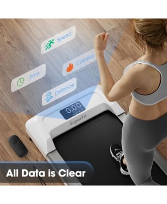 2.25 HP Walking Pad with LED Display and Remote Control-Grey